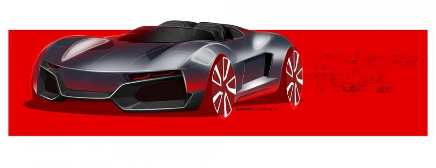 Эскиз Rezvani Beast 2014 года  (фото 17 из 21)
